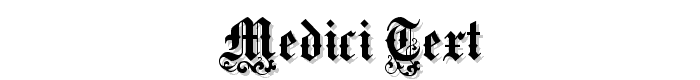 Medici Text font